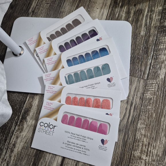 Color Street Other - Color Street Glitter & Shine Brights Nail Strips Collection Set Of 6